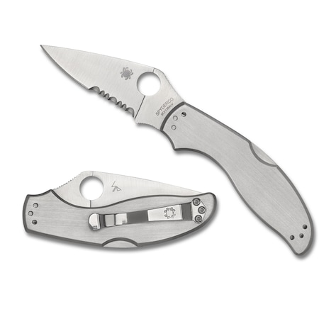 Spyderco 2024 Spyderco Reveal 10, Uptern Lock Back, Combo Edge SPY-C261PS